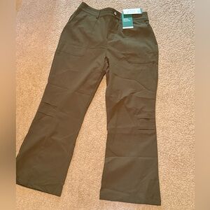 Dark Green Halara Water Resistant Pant